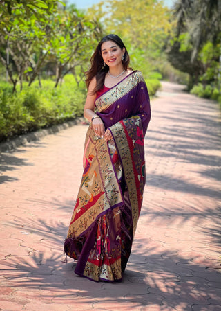 Paithani Silk Saree with Blouse