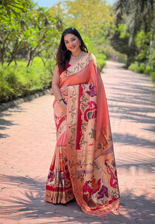 maharashtrian paithani silk saree usa