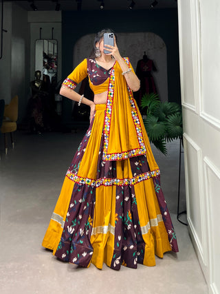 Wine gamthi work lehenga  choli price
