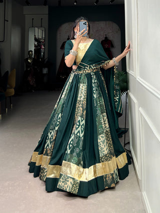 Green Traditional Lehenga Choli