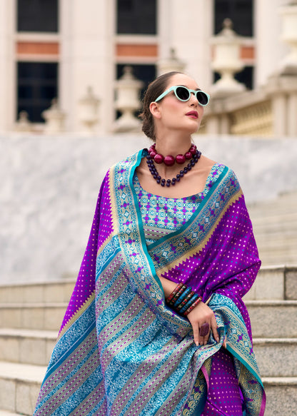 Light Purple Banarasi Saree
