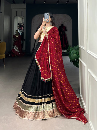 Black chaniya choli for women images