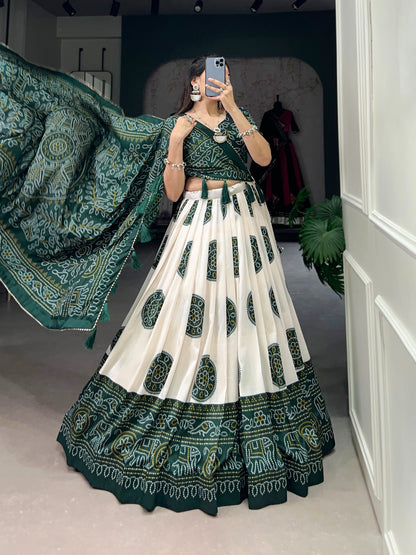 Fancy cotton lehenga choli for women