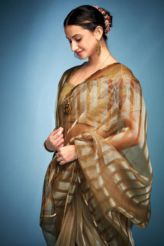 Tissue Silk Saree for wedding
