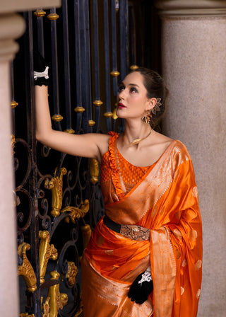 party wear trendy silk saree