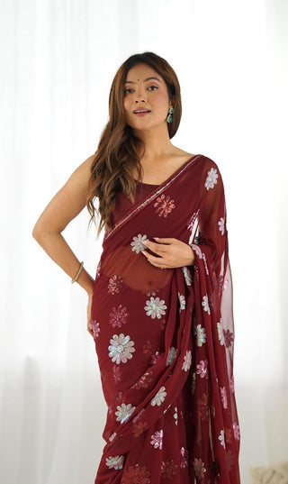 wedding guest saree for women