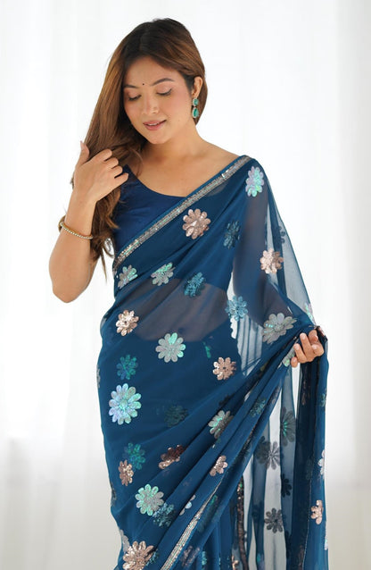 Georgette sarees Party Wear with Price