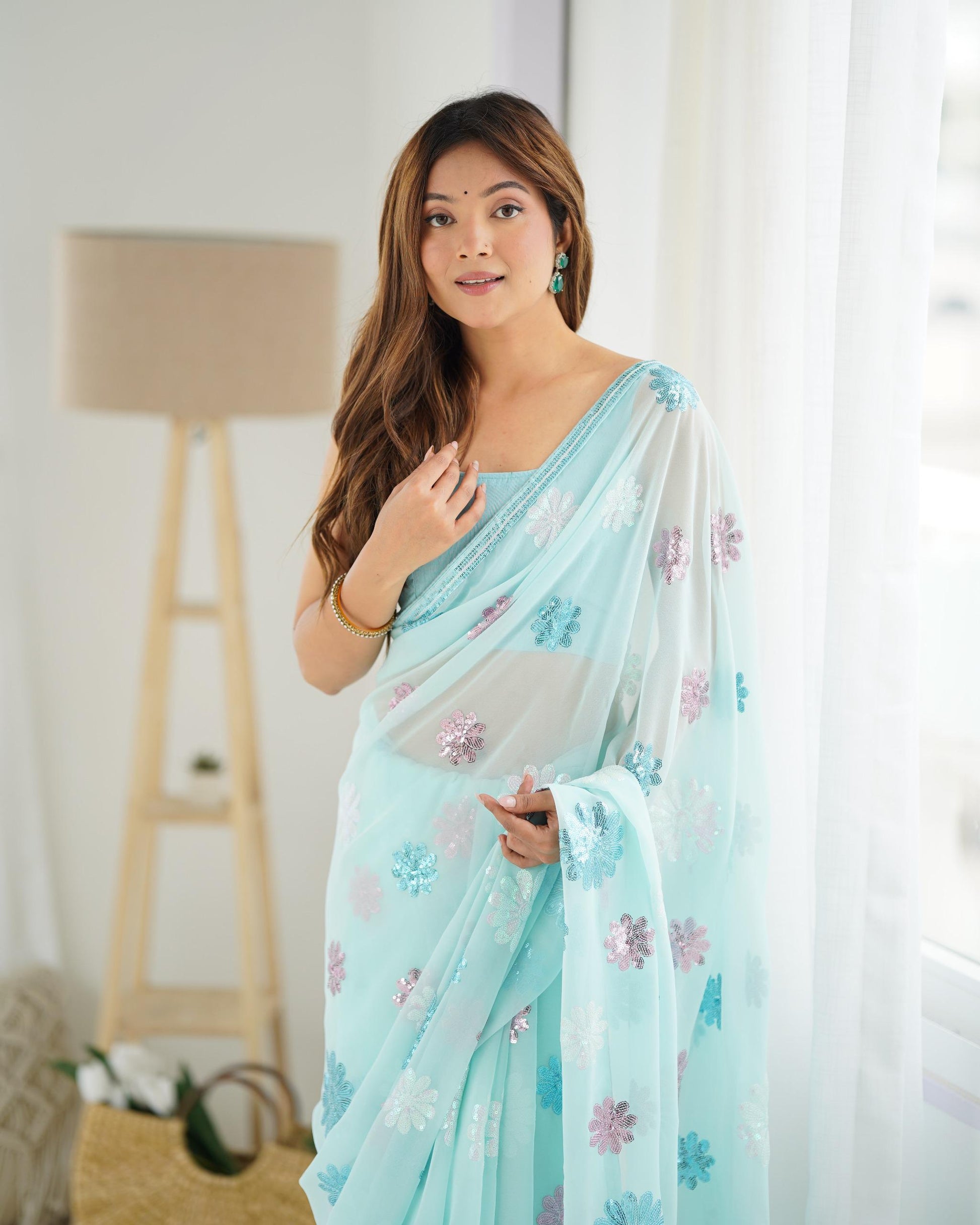 sequins saree in australia