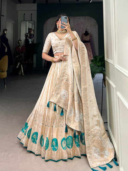 Rama color pure shimmer lehenga choli for women online
