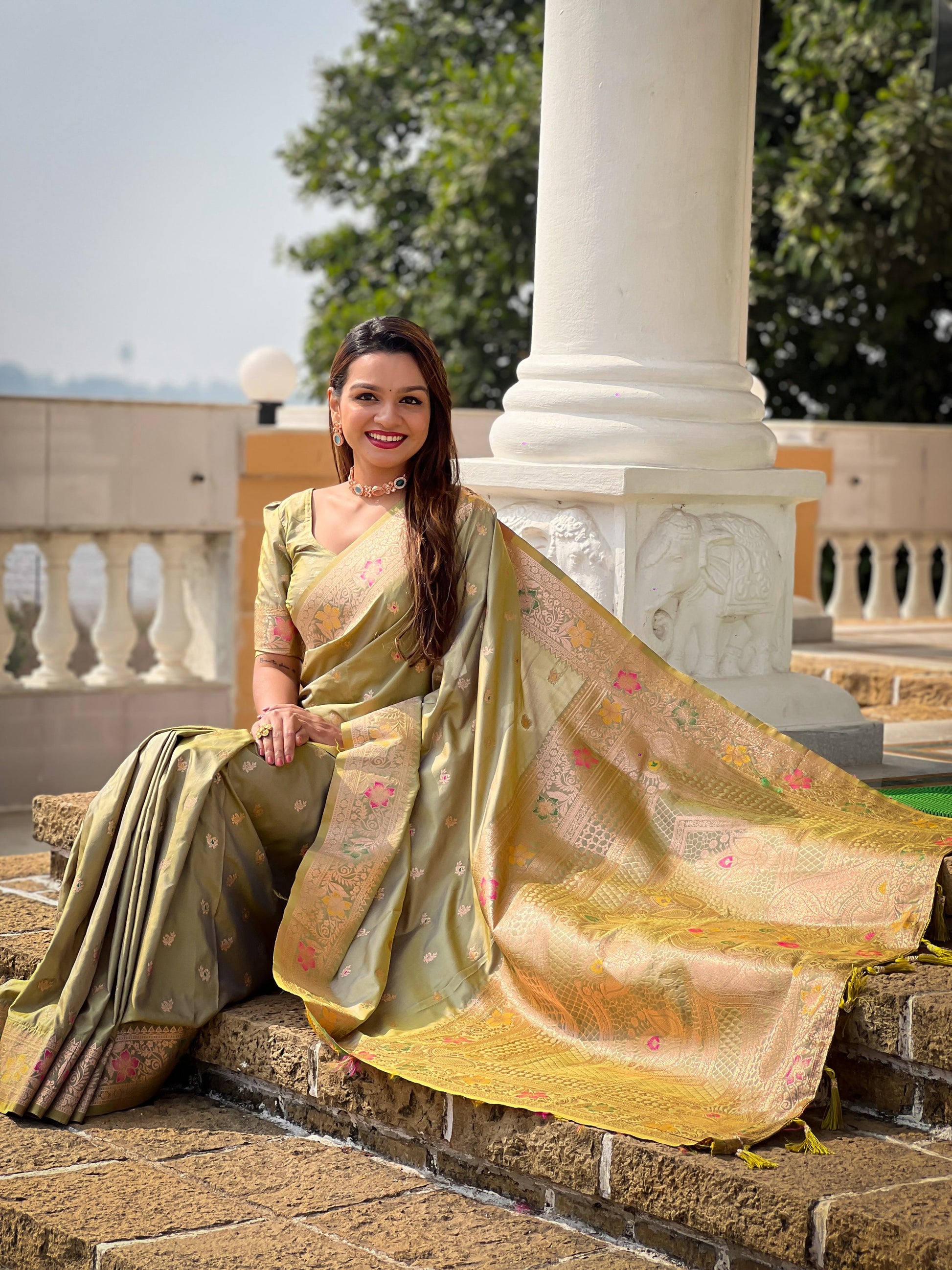 Lightweight Banarasi Silk Saree
