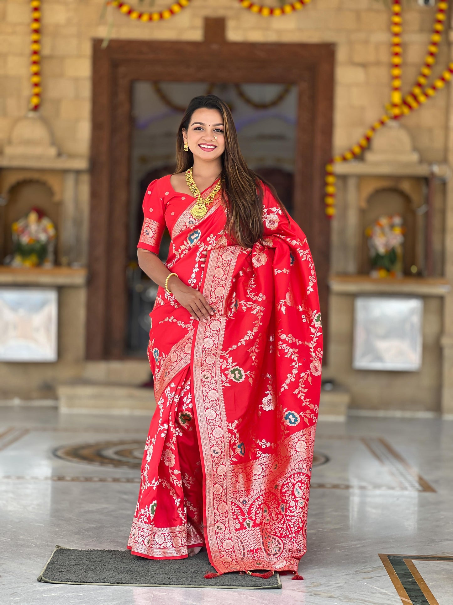 Pure banarasi silk sarees for women
