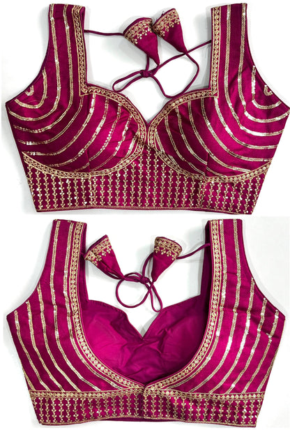 Wine color milan silk blouse price