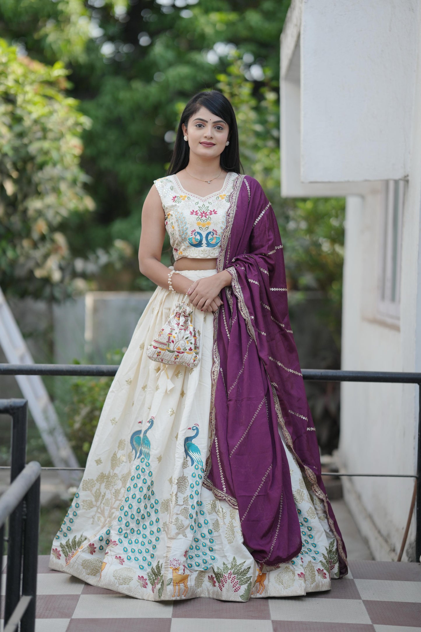 Wine color cotton lehenga choli with dupatta price