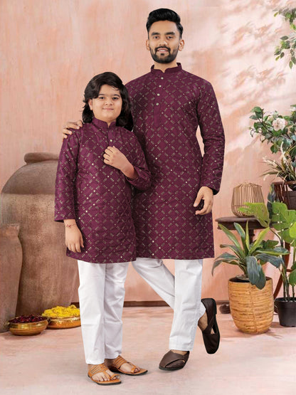 Father Son Kurta Set Combo
