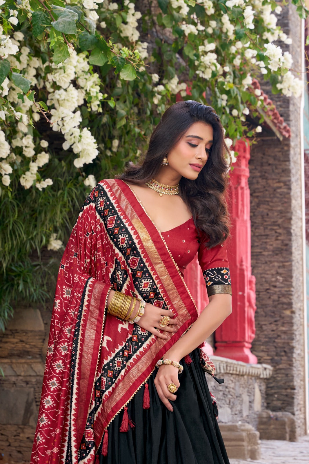 Black lehenga for Wedding
