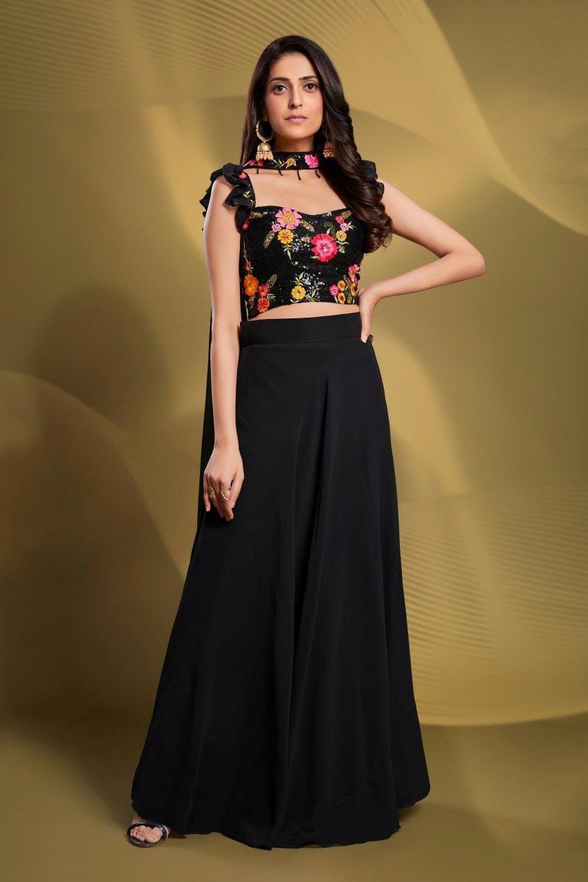 Black lehenga for Wedding
