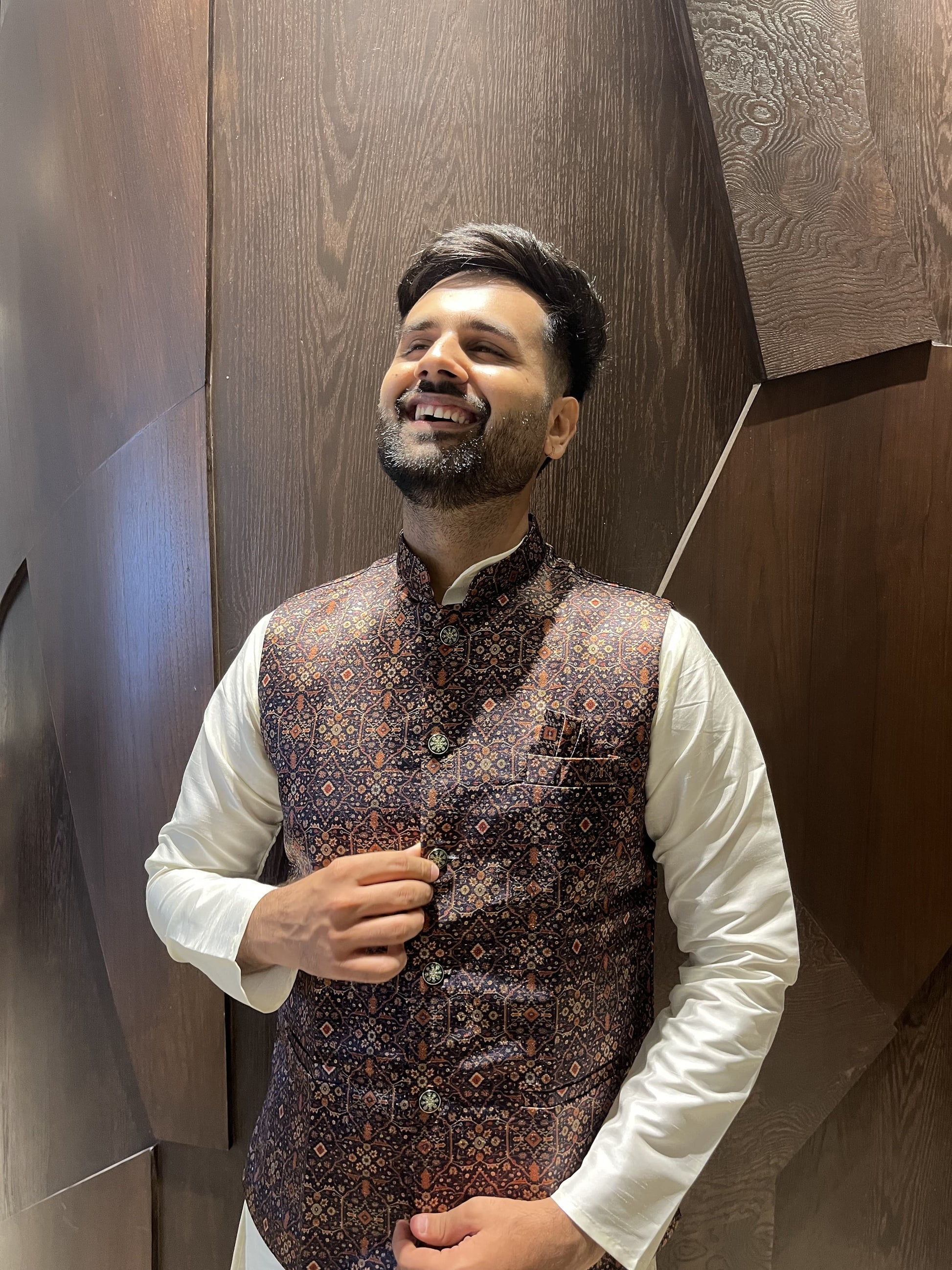 Kurta Pajama with Jacket Punjabi Style
