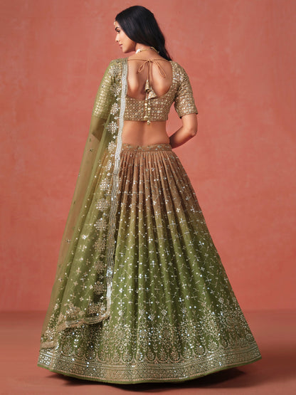 Lehenga for Mehendi ceremony USA