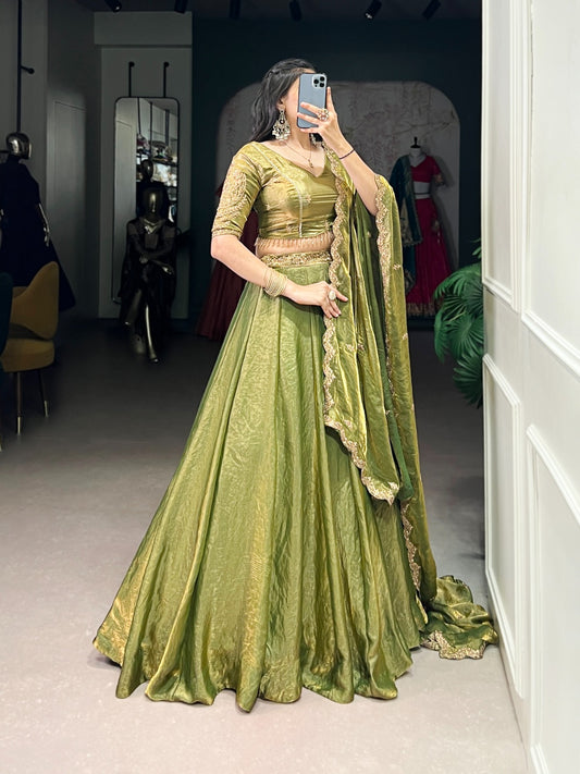 Dark Green Lehenga Choli
