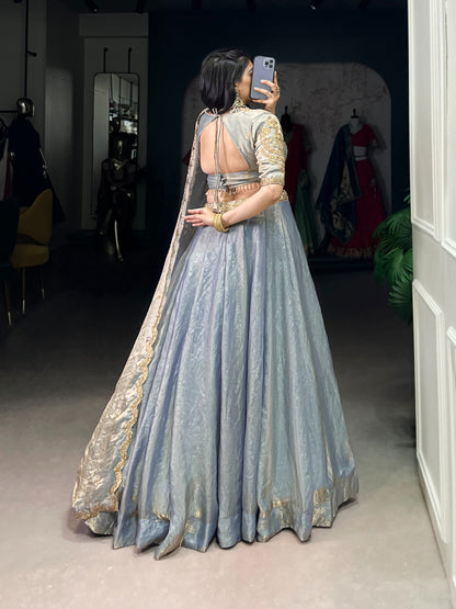Blue fendi lehenga choli price
