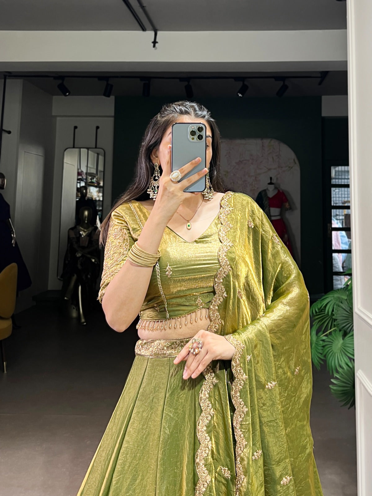 Wedding wear stylish ghagra choli