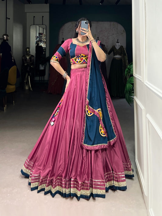 Pink color traditional ghagra choli USA