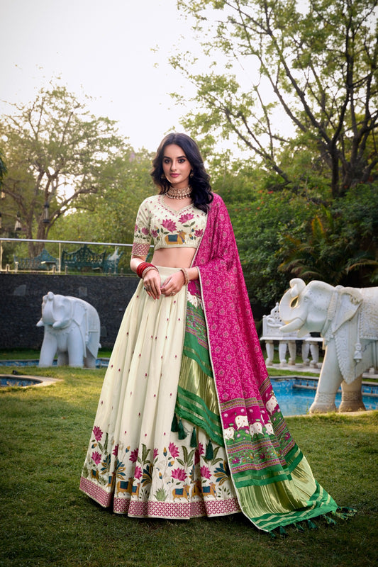 Floral design chaniya choli for women
