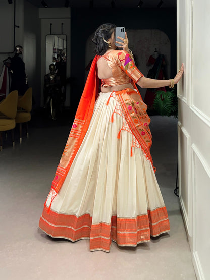 White silk lehenga choli with price
