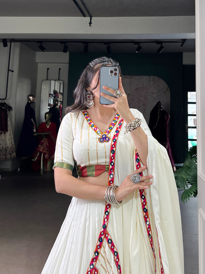 White readymade lehenga choli with price 