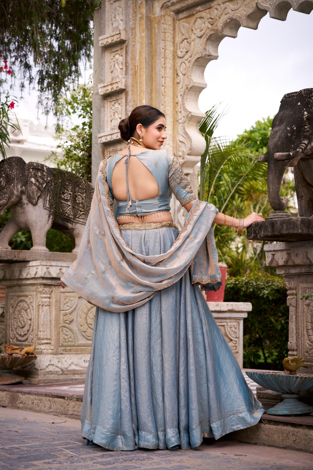 sky blue lehenga choli near me new york usa