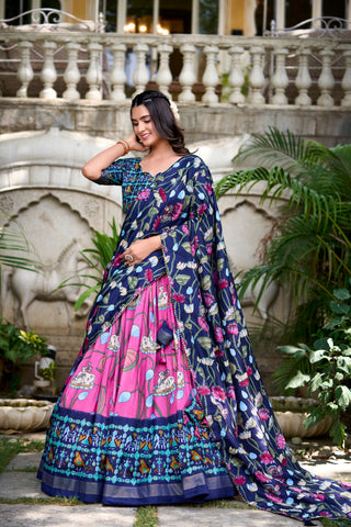 printed lehenga choli for women