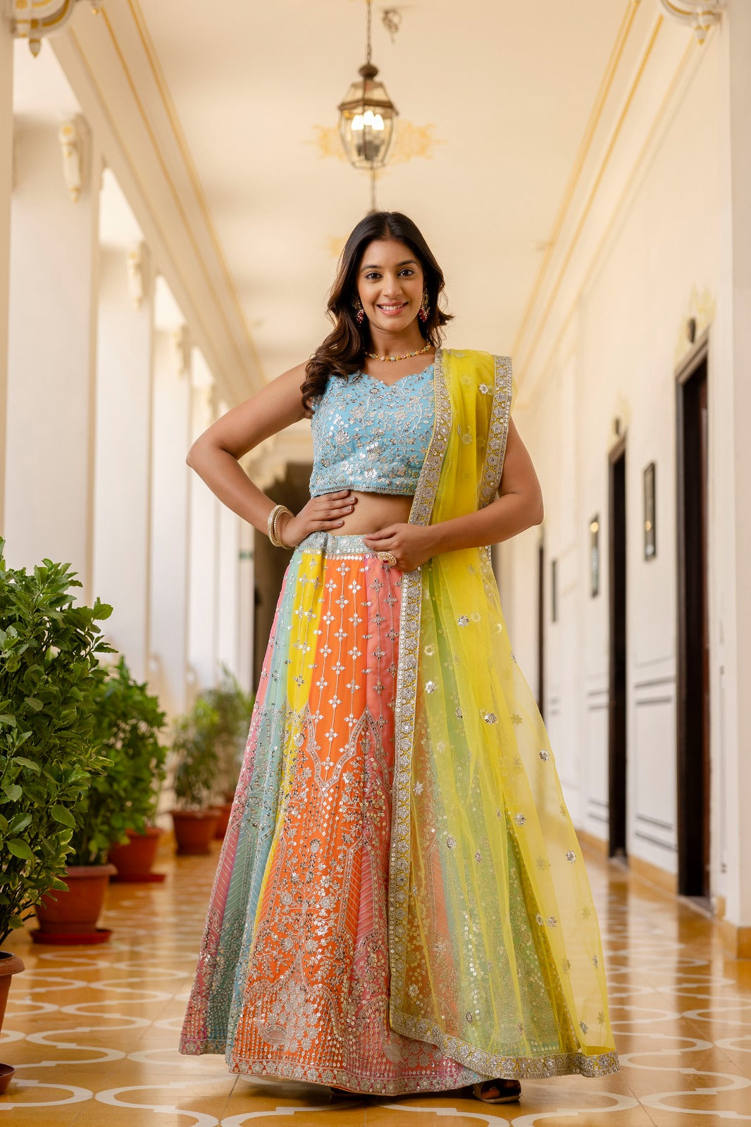 california ragthm lehenga choli