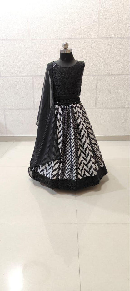 Black lehenga for Wedding

