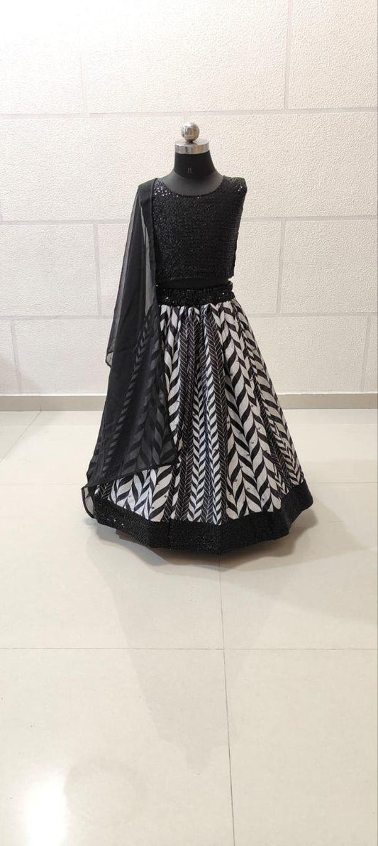 Black lehenga for Wedding

