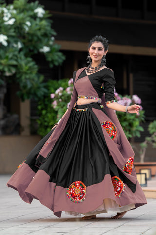 Brown lehenga combination blouse with price