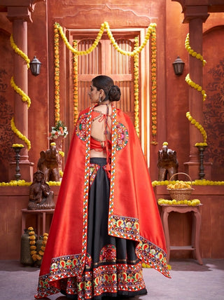 Simple chaniya choli for Navratri
