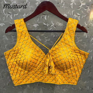 Bollywood Inspiration Mustard Blouse