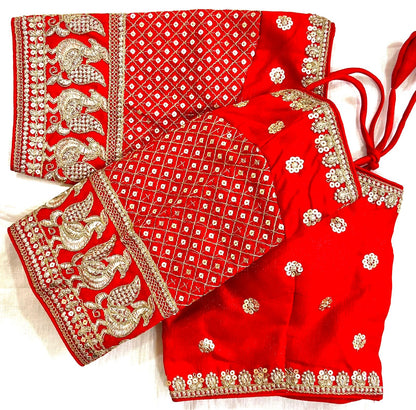 Stunning Wine Color Silk Saree Heavy Blouse For Wedding Wear