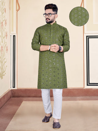 cotton men's kurta for wedding