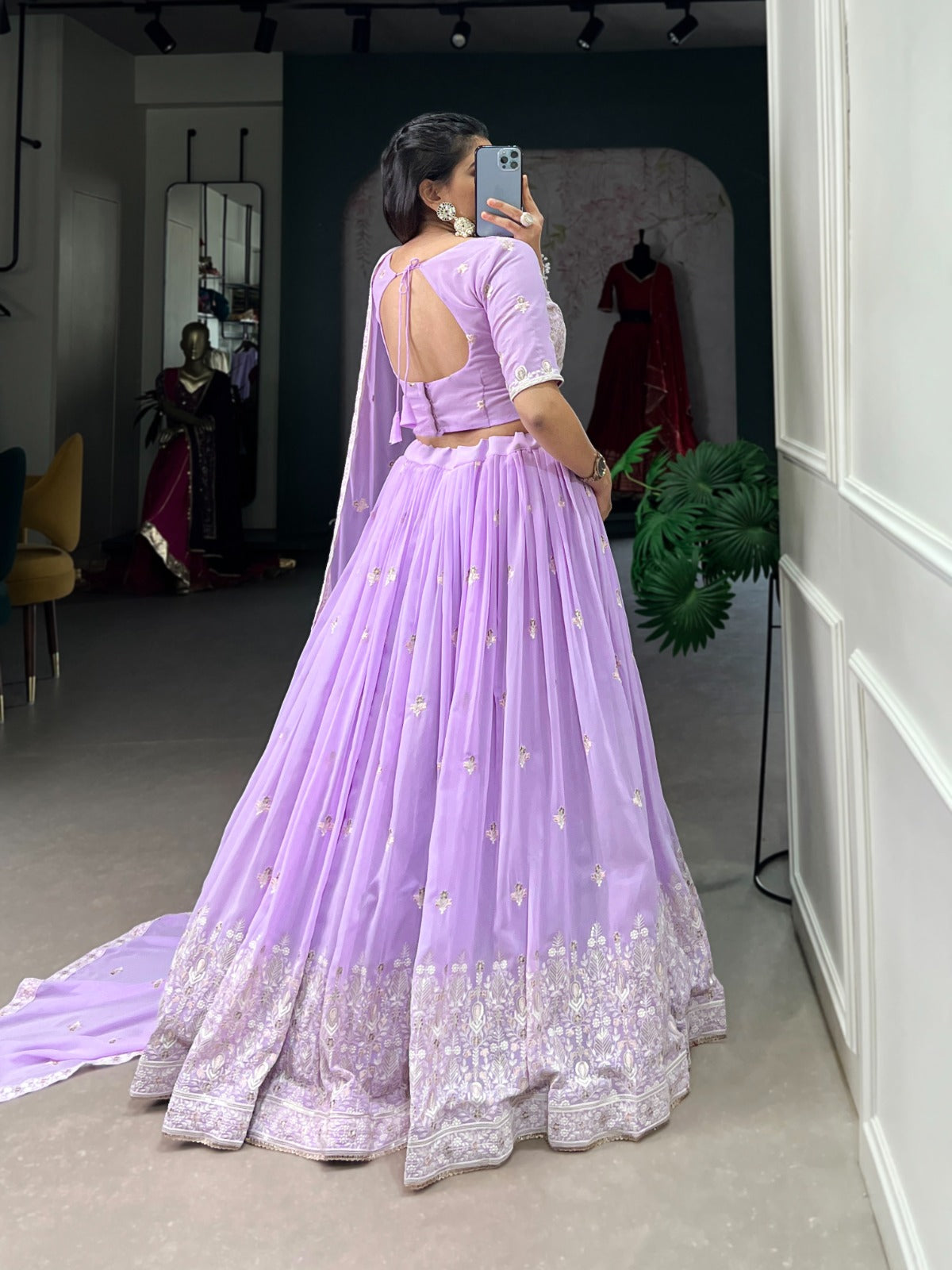 Lavender Lehenga Bridal
