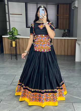 beautiful party wear black lehengas