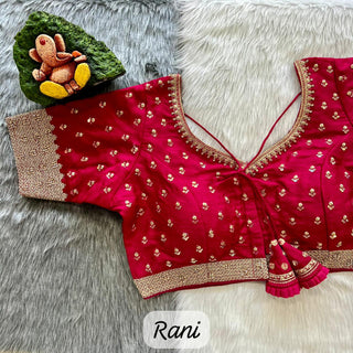 Beautiful Rani Blouse For Lehenga Choli