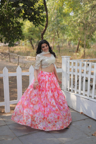 Light Pink Lehenga Bridal
