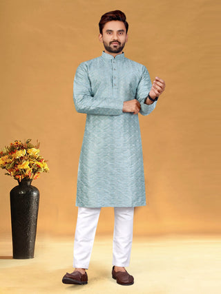 Purple Kurta Party Wear Mens Kurta Sets