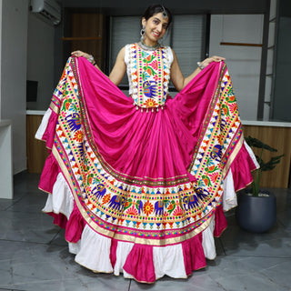 Navratri look chaniya choli for women