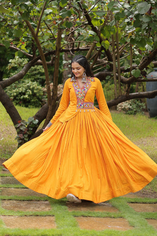 Wedding garba night wear gown