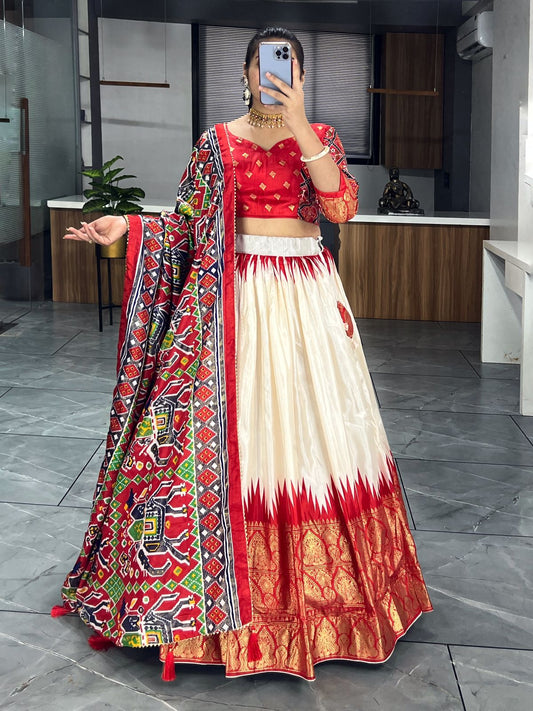 Red Lehenga Party Wear
