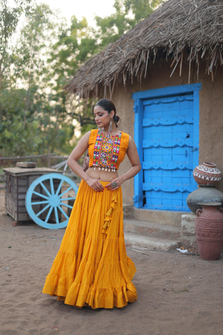 Yellow Lehenga Choli