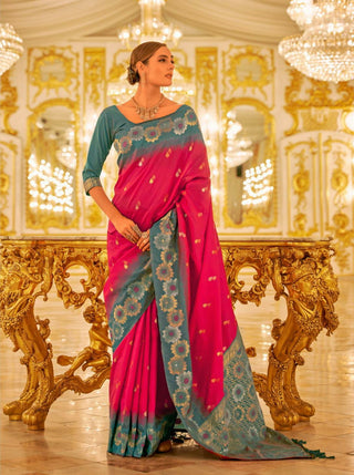 Indian Designer Banarasi Silk Saree for Wedding