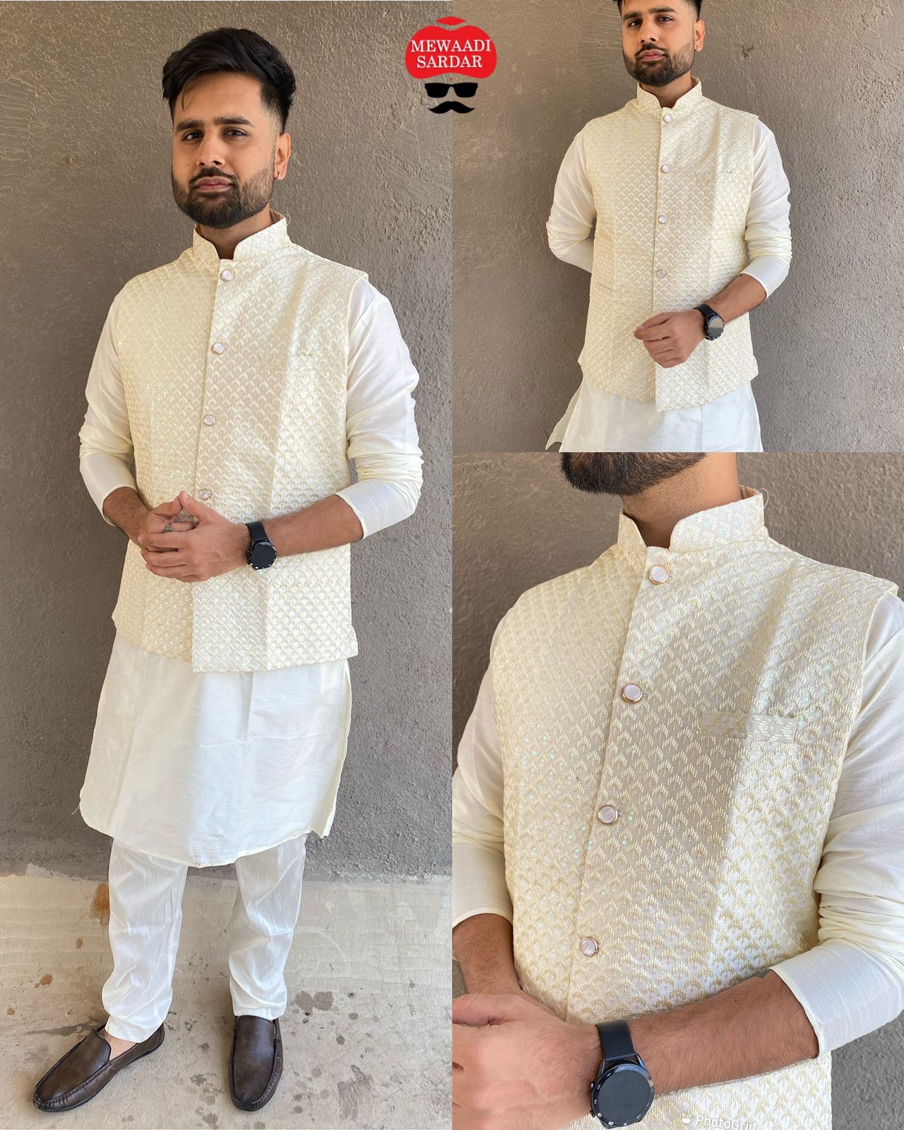 White colour Kurta ladies
